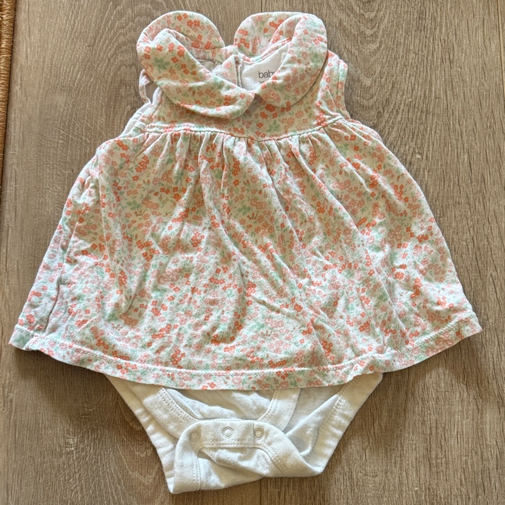 baby GAP Floral onesie dress